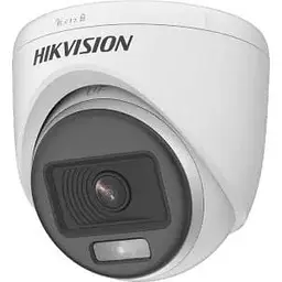 Камера Hikvision 2 Мп TVI/AHD/CVI/CVBS ColorVu з видимим підсвічуванням DS-2CE70DF0T-PF (2.8mm)