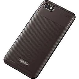 Чохол-накладка Toto TPU Carbon Fiber 1.5 mm Case Xiaomi Redmi 6A Coffee - мініатюра 2