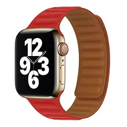 Магнітний ремінець Magnetic Soft Touch Apple Watch 41/Watch 40/Watch 38mm Red (37190_3610695)