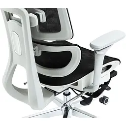 Офісне крісло GT Racer B-2450 White/Black [125571] - мініатюра 10