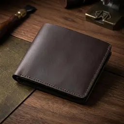 Шкіряне чоловіче вінтажне портмоне Grande Pelle 11553 коричневий - мініатюра 4