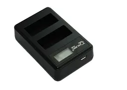 LCD-USB dual charger ( Ruibo brand) for LP-E6