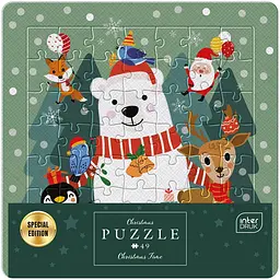 Пазли тришарові Interdruk Christmas Time 49 шт. (376329)