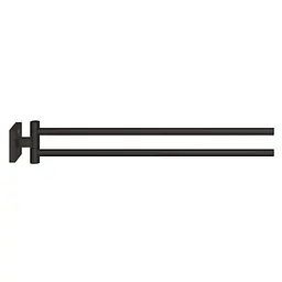 Тримач для рушника Grohe QuickFix Start Cube 409762430 Чорний матовий - мініатюра 2
