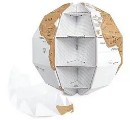 Скретч карта світу у формі глобуса (Scratch Globe ) - мініатюра 2