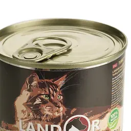 Вологий корм для кошенят Landor індичка з качкою 200 г - мініатюра 3