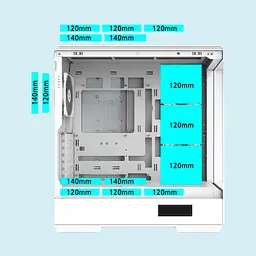 Корпус Zalman P50 DS White (P50DSWHITE) Без БП - мініатюра 8