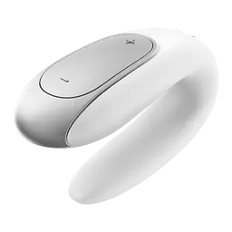 Вібратор Satisfyer Double Fun Partner 9.3 см білий - мініатюра 5