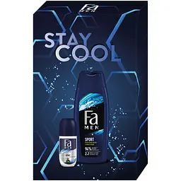 Набір Fa Men Sport. Stay Cool Гель для душу 2 в 1, 400 мл + роликовий антиперспірант 50 мл - мініатюра 3