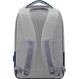 Рюкзак для ноутбука Rivacase 15.6" Grey/Dark Blue (7562) (7562 Grey/Dark blue) - мініатюра 3