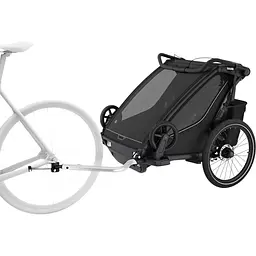 Дитяча коляска Thule Chariot Sport 2 Double (Black) (TH 10201031) - мініатюра 6