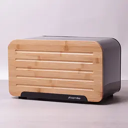 Хлебница Kamille KM-1107 черная - мініатюра 4