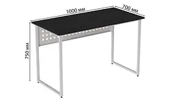 Комп'ютерний стіл Майк 75x100x70 білий ДСП Сосна Кембра 32мм FRD-101336 - мініатюра 3