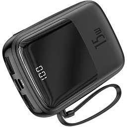Портативна батарея Powerbank Baseus Q-Pow Digital Display With Lightning Cable 10000 mAh PPQD-B01 Black - мініатюра 3