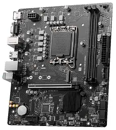 Материнська плата LGA1700, MSI PRO H610M-E DDR4, H610, 2xDDR4, Int.Video(CPU), 4xSATA3, 1xM.2, 1xPCI-E 16x 4.0, 1xPCI-E 1x 3.0, ALC897 4xUSB3.2/8xUSB2.0, VGA/HDMI, MicroATX - мініатюра 4