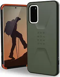 Оригинальный противоударный чехол для Samsung Galaxy S20 (G980) UAG Civilian Olive Drab 21197D117272