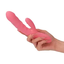 Вібратор-кролик Svakom Avery Strawberry Pink з стволом, що рухається, рух вперед-назад SVAKOM SX1279 101028 - мініатюра 2