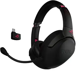 Гарнітура ігрова Asus ROG Strix Go 2.4 Electro Punk WL/3.5 мм/USB Black