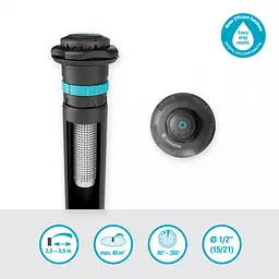 Дощувач висувний ротаційний GARDENA MD40 08231-20 (13-40 м²) - мініатюра 5