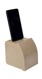 Тримач для туалетного паперу Ekodeo Tex BG 10,6х13х12,5 арт.L9100BG - мініатюра 3