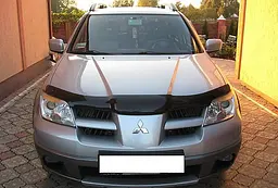 Дефлектор капоту мухобійка для MITSUBISHI OUTLANDER 00-07