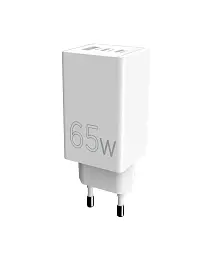 Мережевий зарядний пристрій Sigma mobile X-power 65W GaN, PD, QC (2xUSB-C + 1xUSB-A) White (PS65-01) - мініатюра 9
