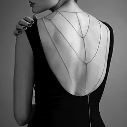 Ланцюжок для спини Bijoux Indiscrets Magnifique Back and Cleavage Chain прикраса для тіла - мініатюра 5