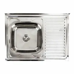 Кухонна мийка з нержавіючої сталі Platinum 8060 L поліровка (0,7/160 мм), Polish