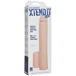 Насадка на член Doc Johnson Xtend It Kit White - мініатюра 2