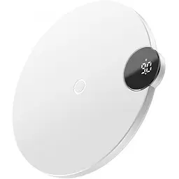 Бездротовий зарядний пристрій Baseus LED Display Wireless Charger 10W WXSX-02 White - мініатюра 7