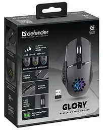 Миша Defender Glory GM-514 Wireless BLACK (52514) - мініатюра 6