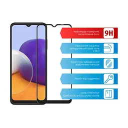 Скло захисне ACCLAB Full Glue Samsung A22 (1283126512551) - мініатюра 2