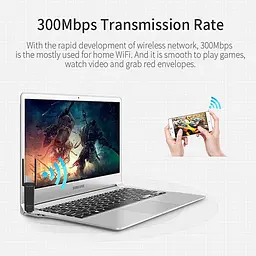 Ретранслятор Wi-Fi Pix-Link LV-UE02 репітер, підсилювач сигналу Black (17609) - мініатюра 7