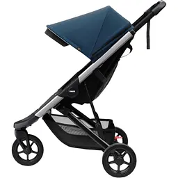 Дитяча коляска Thule Spring Aluminium / Majolica Blue (TH 11300100-11300303) - мініатюра 2