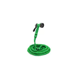 Шланг для поливу Voltronic KY-150G, 5-15м/50ft, + розпилювач, насадка на кран, Green, Box (KY-150G) - мініатюра 2