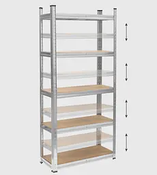 Стелаж LEOBRO Premium 150 х 70 х 30 см, 150кг/полиця, 5 полиць (LB-R110) - мініатюра 6