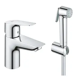 Змішувач з гігієнічною лійкою Grohe QuickFix StartEdge S-Size 23773001, Хром
