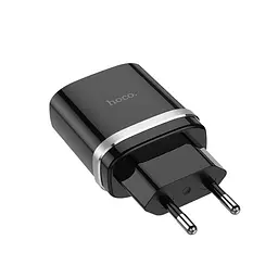 Зарядний пристрій Hoco C12Q USB QC 18W чорний - мініатюра 3