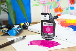 Акрилова фарба Sennelier Abstract, 120 мл, Глибока маджента (Deep Magenta) - мініатюра 4