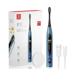 Електрична зубна щітка Oclean X10 Blue - мініатюра 4