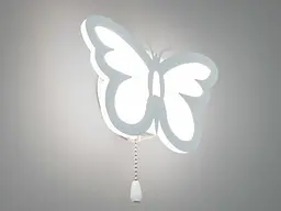 Світильник настінний LED Diasha 8067/1WH Метелик 20W, білий, 1100 лм, акрил, сучасний стиль - мініатюра 2