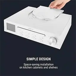 Кухонне інтернет-радіо OneConcept Streamo Chef White (10034051) - мініатюра 5