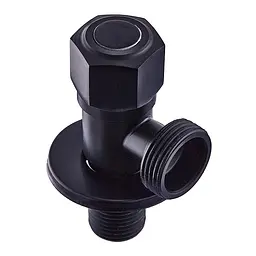 Кран для підключення сантехприладів Mixxus VAL-07-1/2x3/4 black MI6059 - мініатюра 3