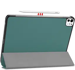Чохол до планшета BeCover Smart Case Apple iPad Pro 11" M4 2024 Dark Green (711623) - мініатюра 6