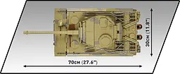 Конструктор Cobi PzKpfw VI Тигр 131 масштаб 1:12, 8000 деталей (COBI-2801) - мініатюра 15