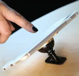 Автомобільний магнітний тримач Baseus Magnetic 360 (Paste type) Mount Holder Gold SUGENT-NT0V - мініатюра 3