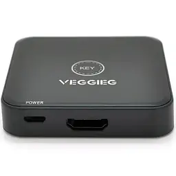Перемикач двоскерований Veggieg V-HD01 HDMI2.0 з живлення через USB, підтримує 2Kx4K, 30Hz, Black, Box