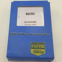 Конвертер адаптер з AV тюльпани RCA в HDMI перехідник перетворювач 1080P відео та аудіо UKC білий - мініатюра 8