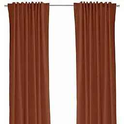 Штори на кухню та в кімнату Cosas Cinnamon 180х250 см 2 шт кориця (Curtains_46Cinnamon_DUK_180x250)