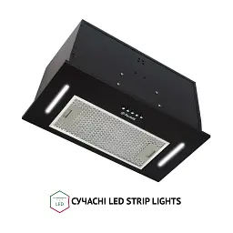 Витяжка повновбудована Perfelli BI 5653 BL 1000 LED - мініатюра 4